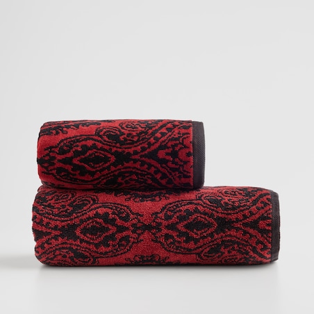 Ręcznik żakardowy Beskar 50x90 cm z motywem arabeski