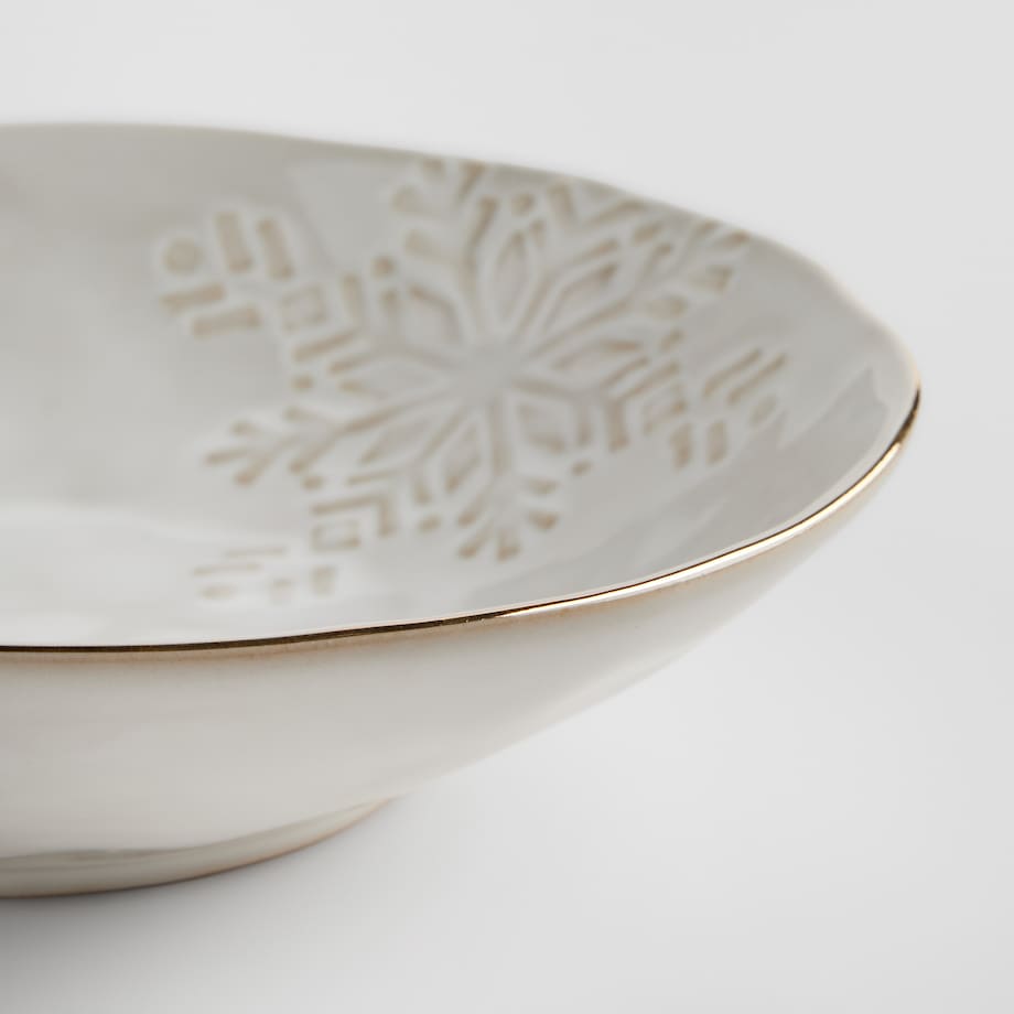 Miska Flakes z motywem śnieżynki