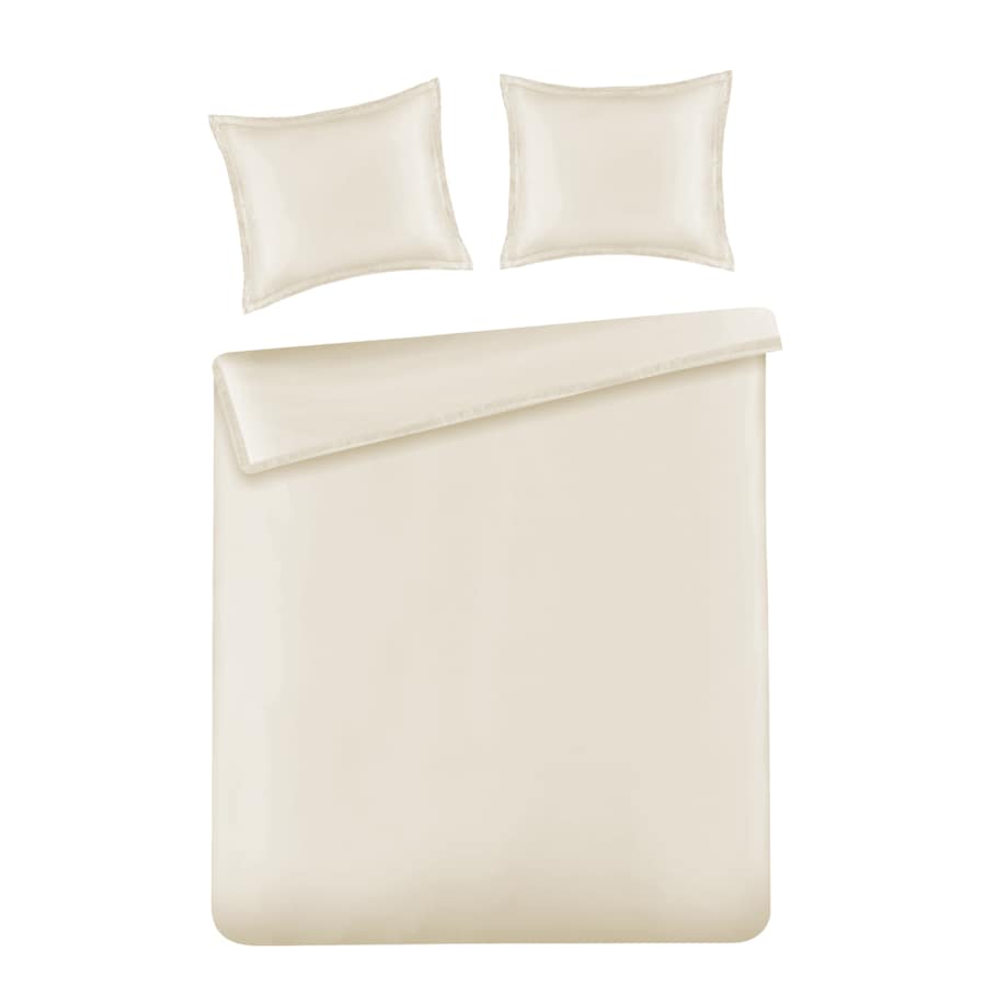 Pościel satynowa z mikrofibry Lobelia 160x200 cm