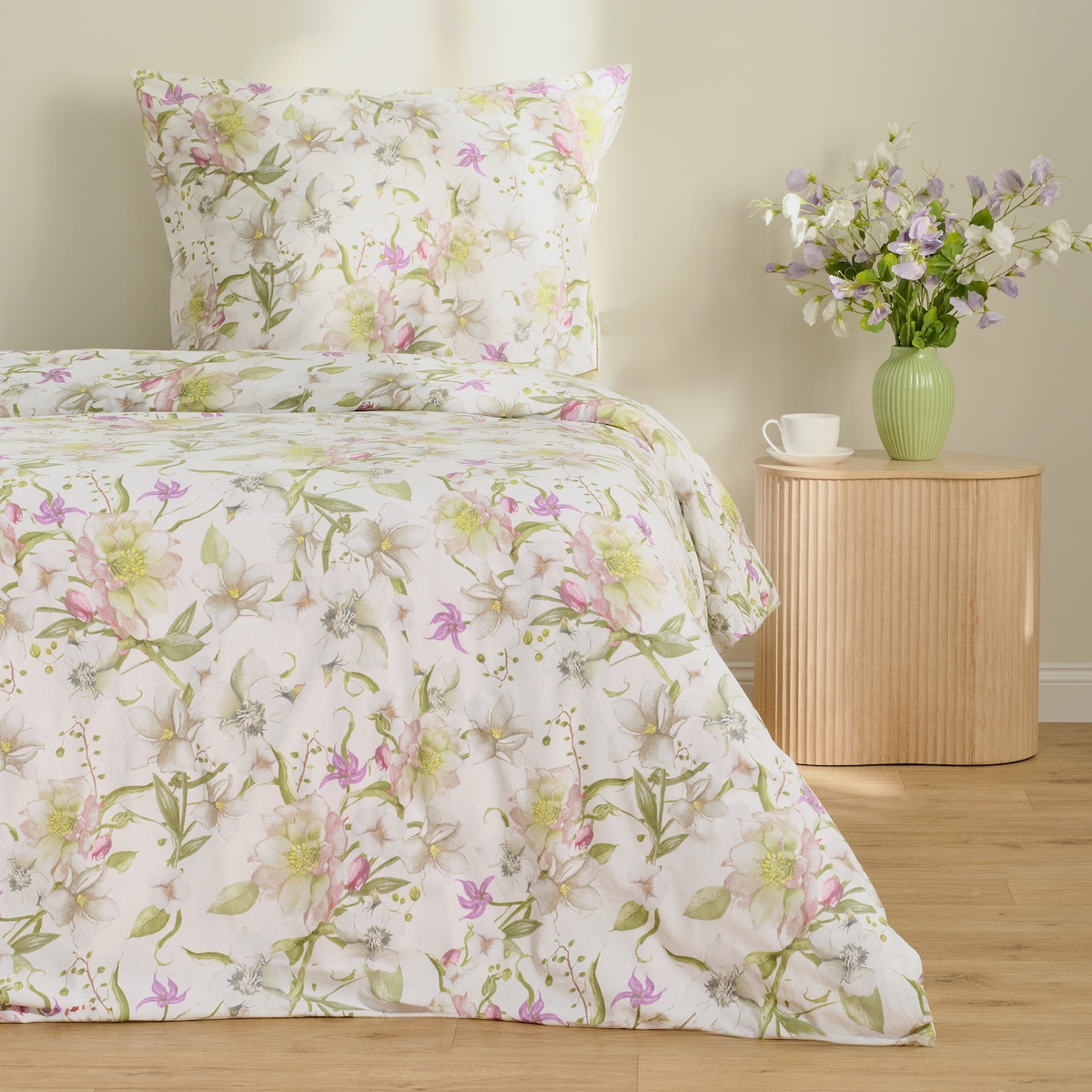 Pościel Bawełniana Florissimo 140x200 cm z wzorem kwiatowym