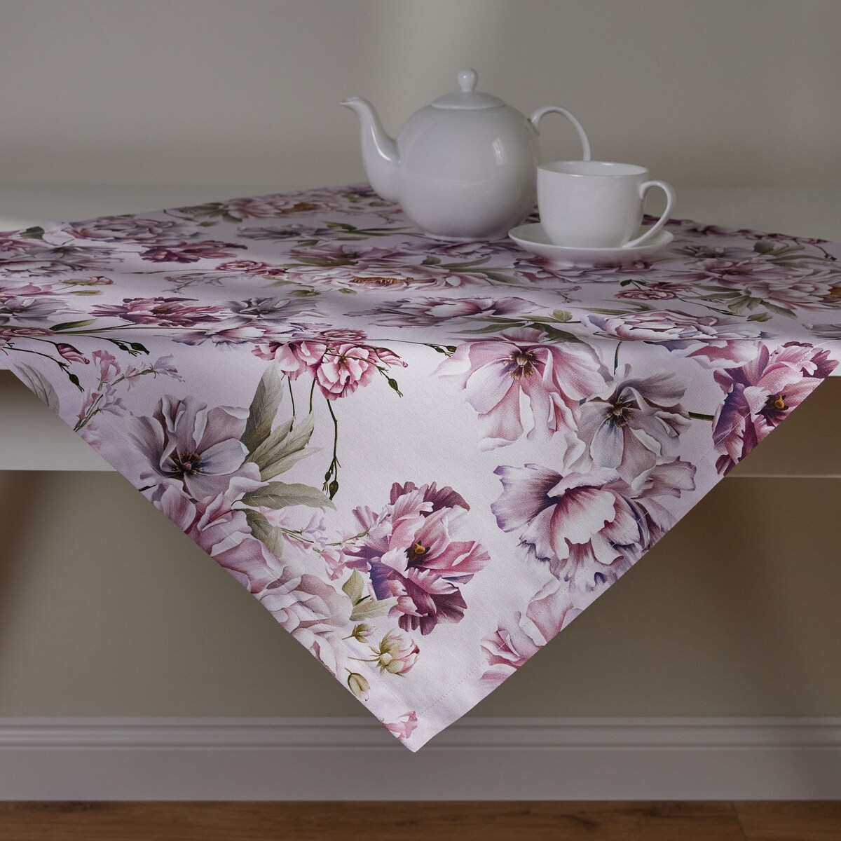 Serweta Aurelis 80x80 cm z motywem kwiatowym