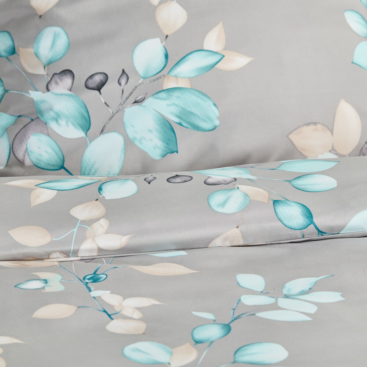 Pościel Z Mikrofibry Roisi 160x200 cm z motywem liściastym