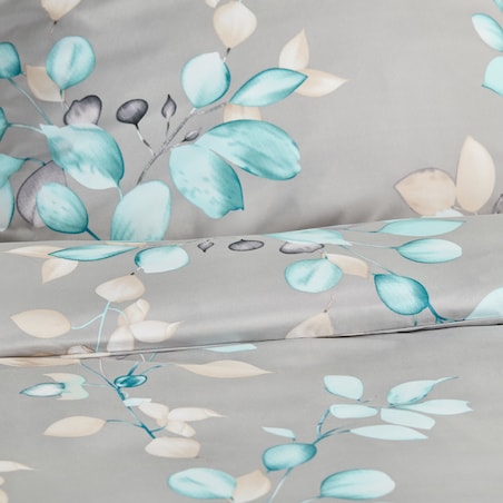 Pościel Z Mikrofibry Roisi 160x200 cm z motywem liściastym