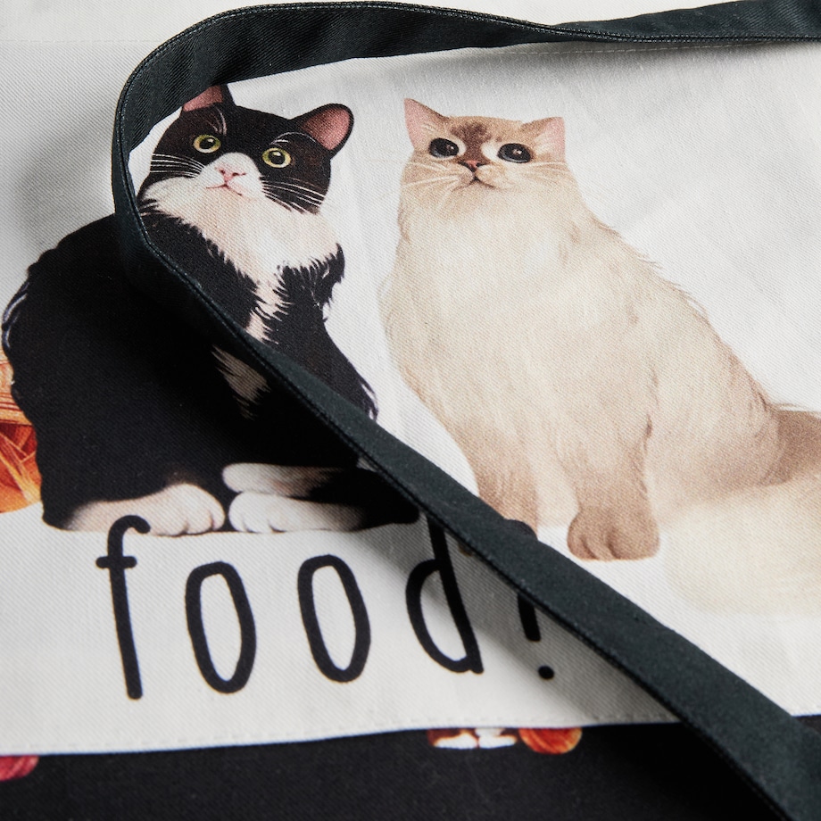 Fartuch Gattino 70x85 cm z motywem zwierzęcym