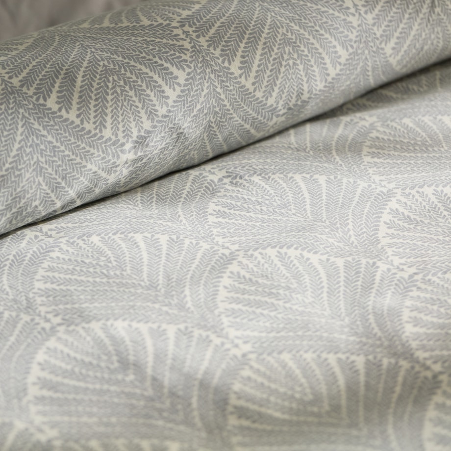 Pościel z bawełny satynowej Dianosa 160x200 cm z motywem liściastym