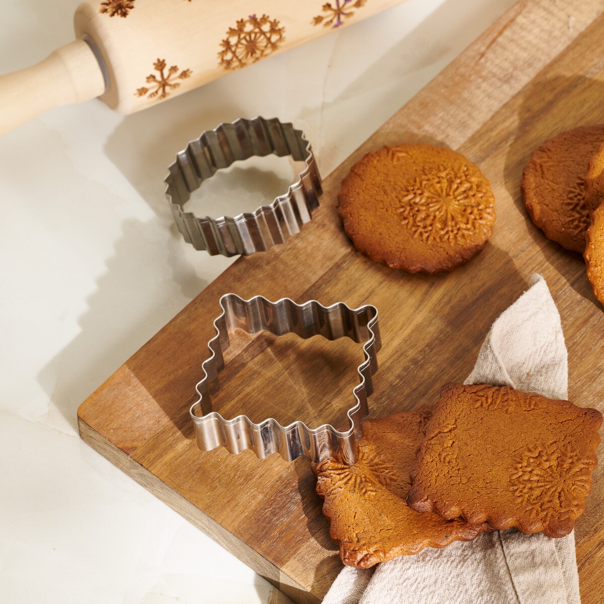 Wałek Kuchenny Stariosi z motywem gwiazdy
