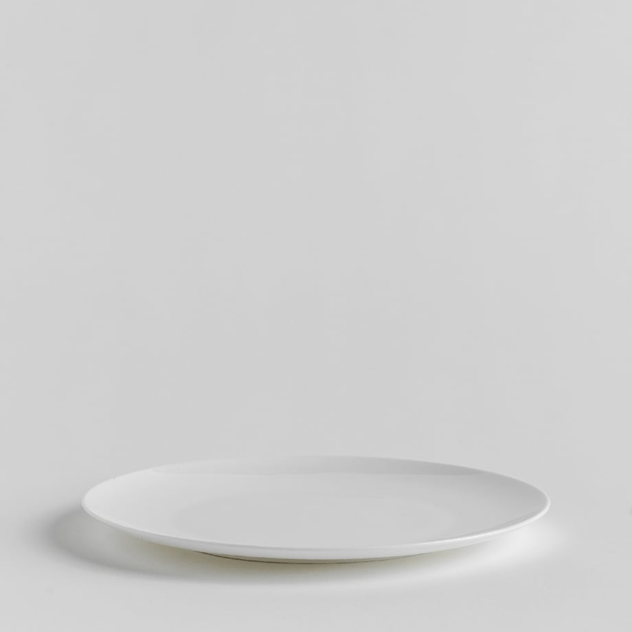 Klasyczny Talerzyk z Porcelany Kostnej Bianco