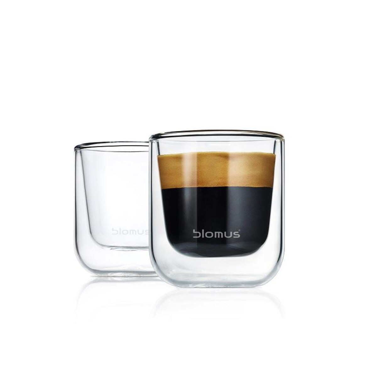Zestaw 2 szklanek do espresso NERO, 80 ml, Blomus