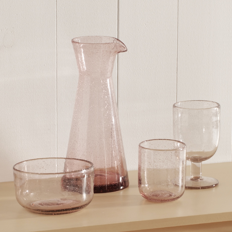 Karafka Bubbly różowa