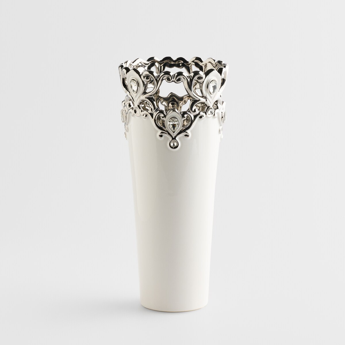 Wazon Palazzo z motywem geometrycznym