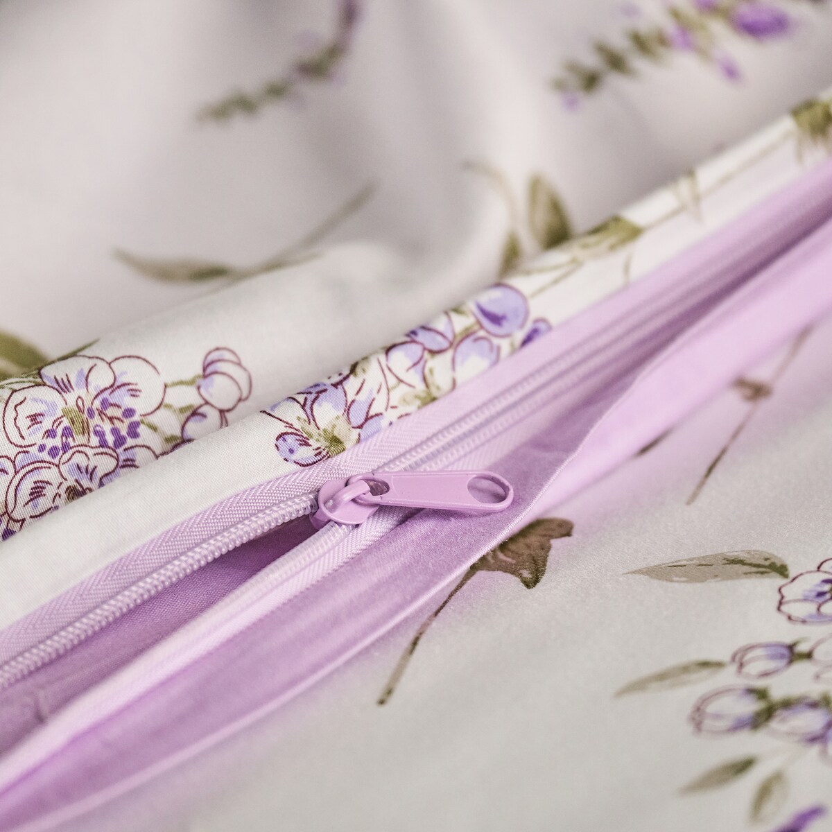 Pościel z bawełny satynowej Marsella 160x200 cm z motywem kwiatowym