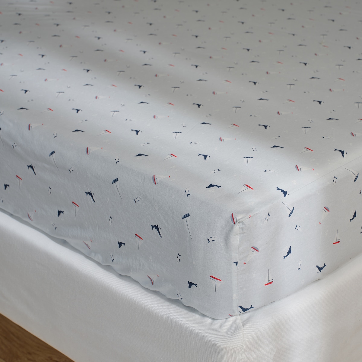 Prześcieradło bawełniane z gumką Pelorka 160x200x25 cm