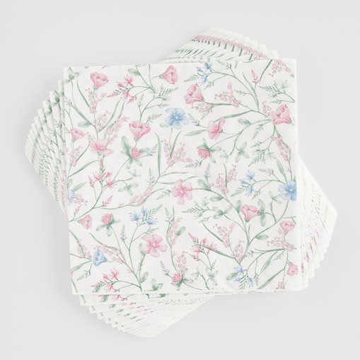 Komplet Serwetek Kiros z motywem kwiatowym