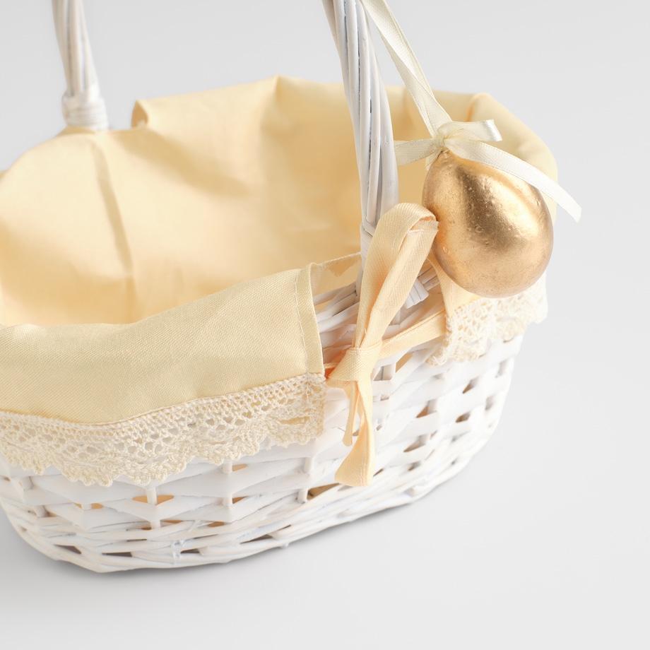 Koszyk z rączką Eggita 18x24 cm z motywem jajka