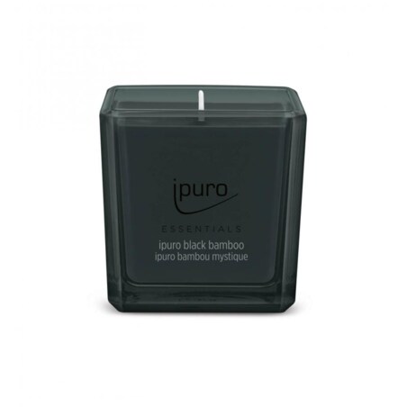 Świeca zapachowa ipuro ESSENTIALS, Black Bamboo, 125g