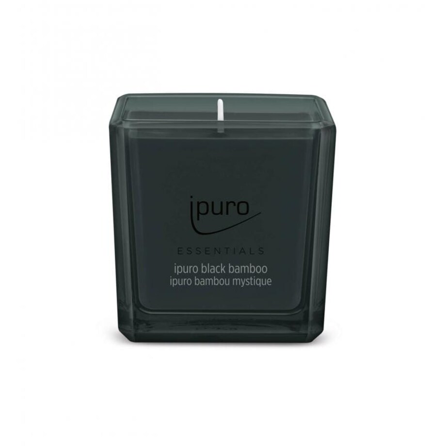 Świeca zapachowa ipuro ESSENTIALS, Black Bamboo, 125g