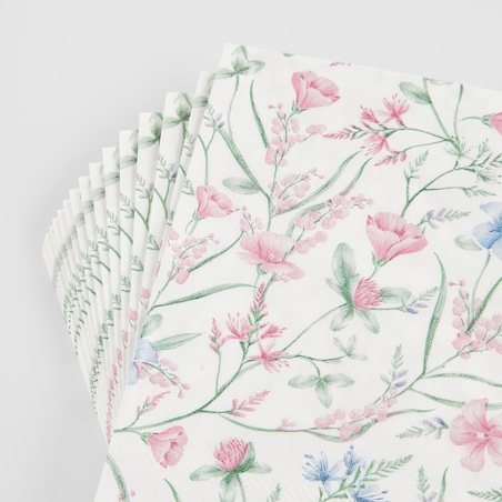 Komplet Serwetek Kiros z motywem kwiatowym