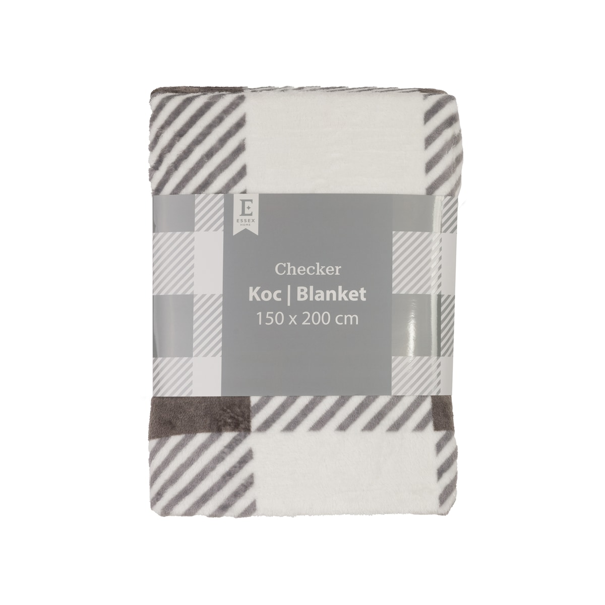 Drukowany koc Checker 150x200 cm