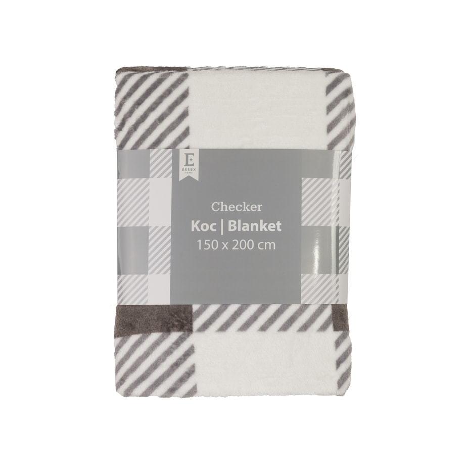Drukowany koc Checker 150x200 cm