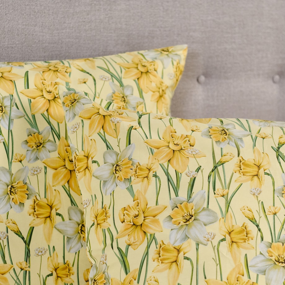 Pościel z bawełny satynowej Daffelis 200x220 cm z motywem kwiatowym