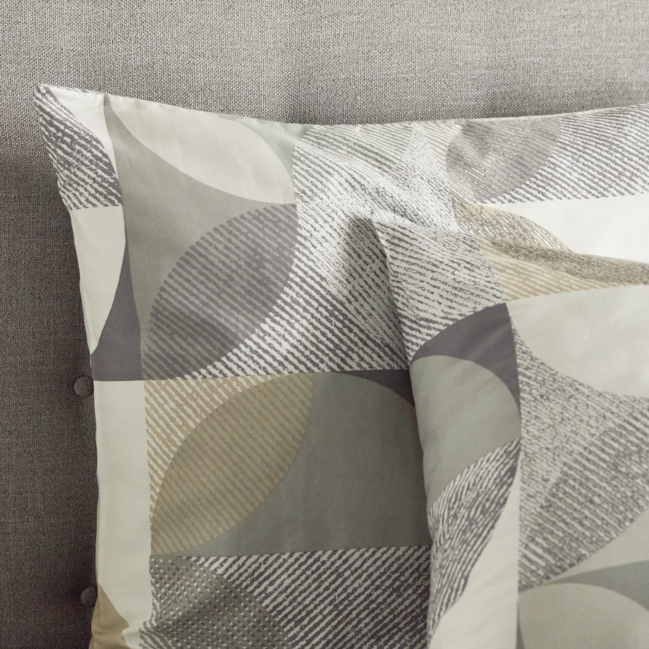 Pościel z bawełny satynowej Monetesi 160x200 cm z motywem abstrakcyjnym