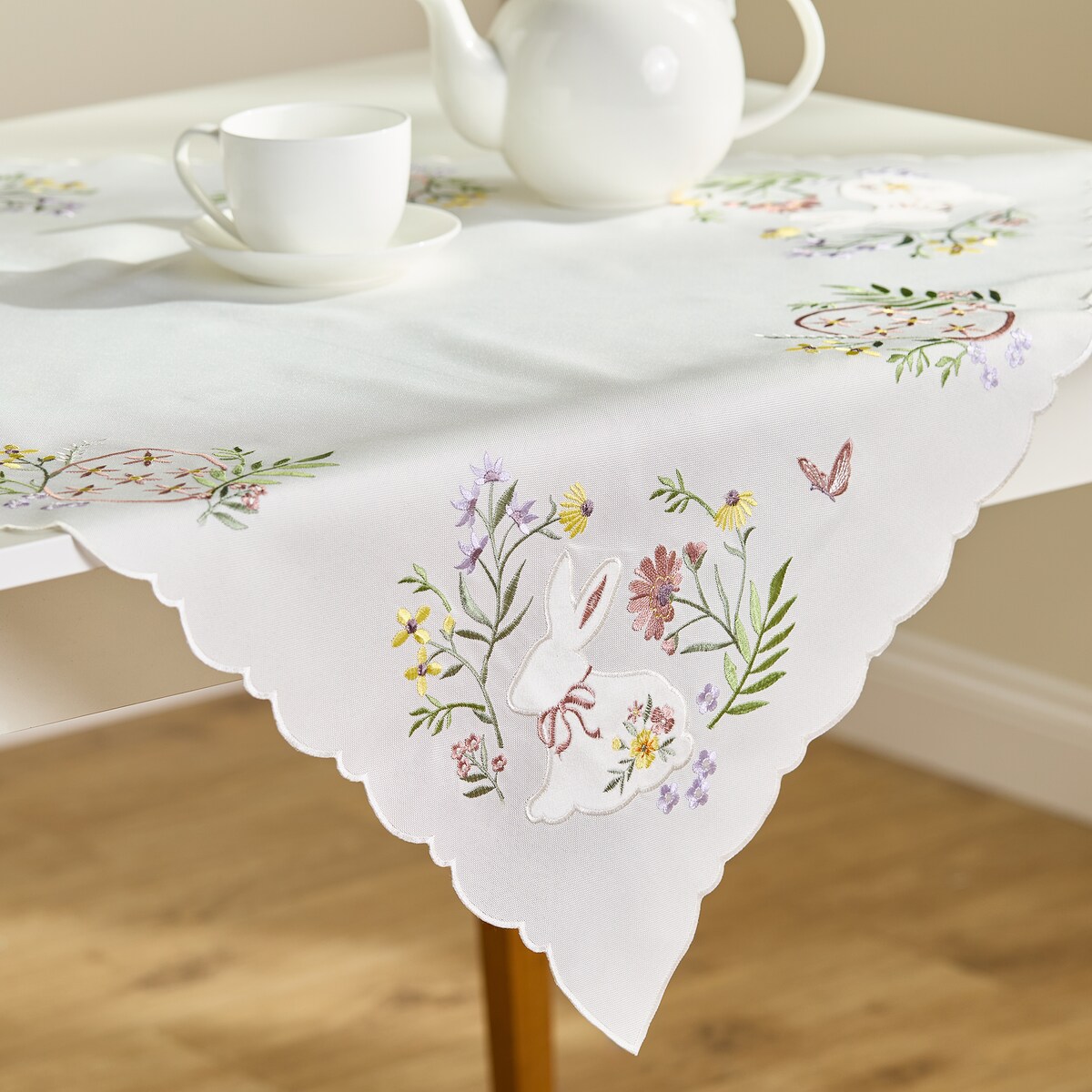 Serweta Haftowana Lapique 80x80 cm z motywem jajka