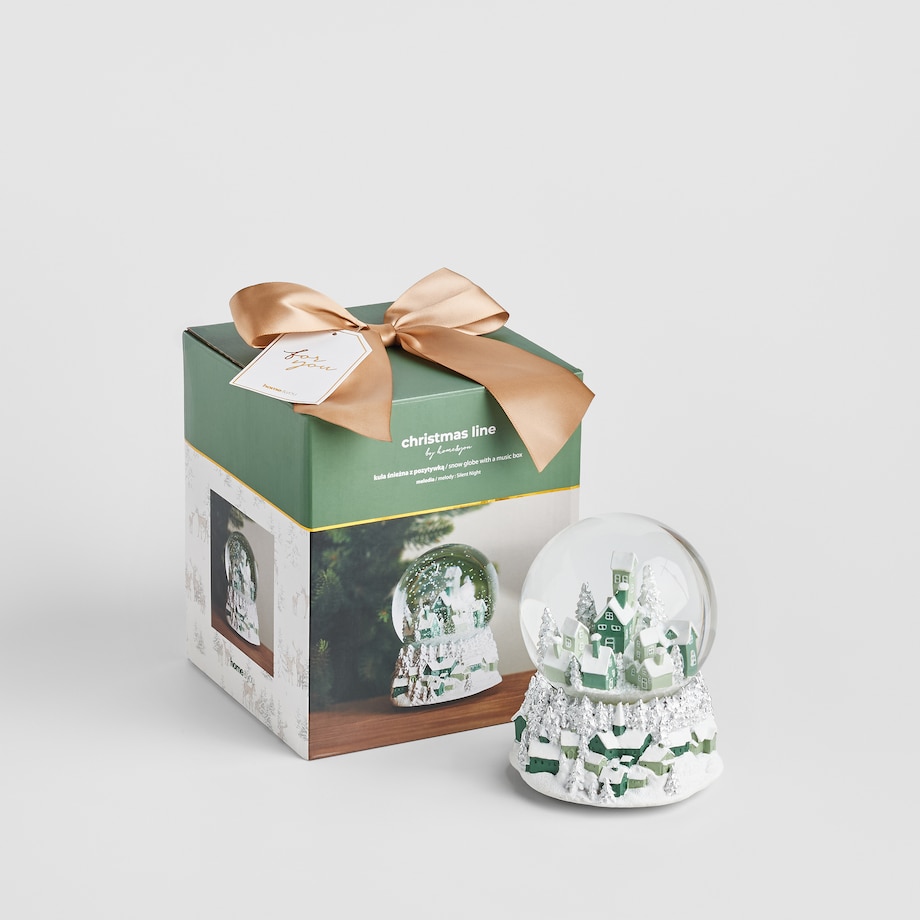 Kula Śnieżna Z Pozytywką Christmas village small z motywem domku