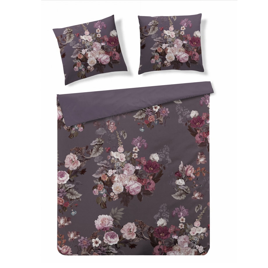 Pościel Z Mikrofibry Zelfina 160x200 cm z wzorem kwiatowym