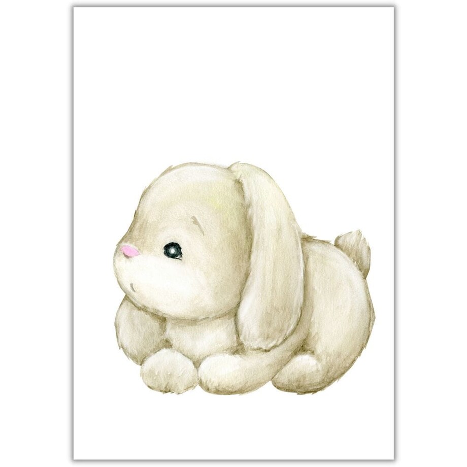 plakat króliczek 3 21x30 cm