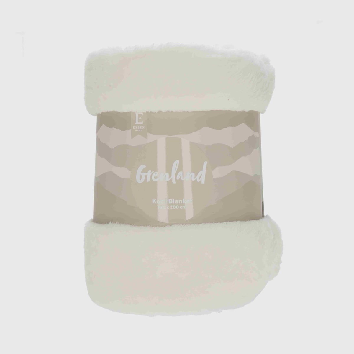 Jednokolorowy koc Grenland VII 150x200 cm