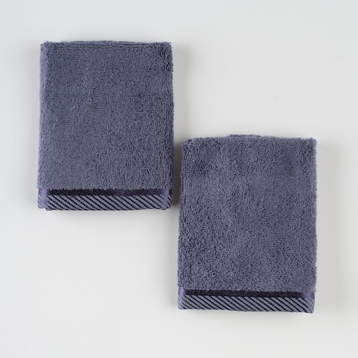 Komplet 2 szt. ręczników do twarzy lub do rąk Bambo 30x30 cm