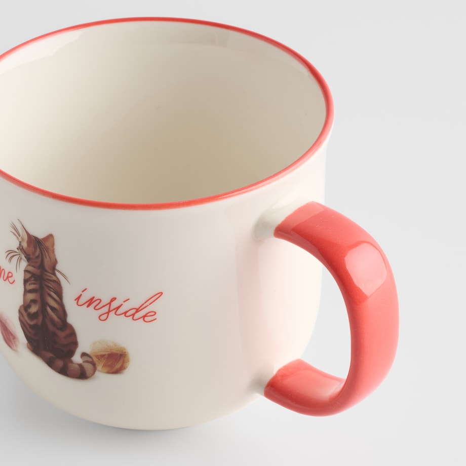 Kubek Gattino meow z motywem zwierzęcym