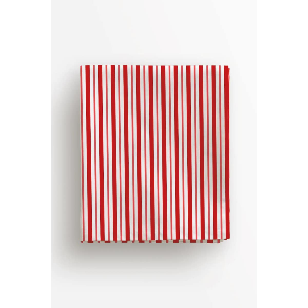 Obrus świąteczny - klasyczne czerwone świąteczne paski - 140x220