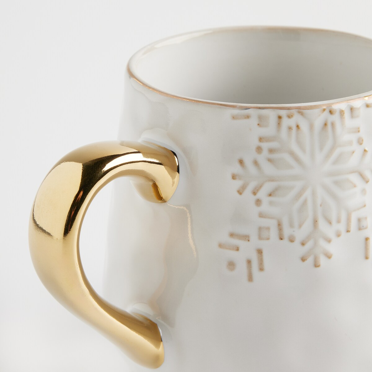 Kubek Flakes z motywem śnieżynki