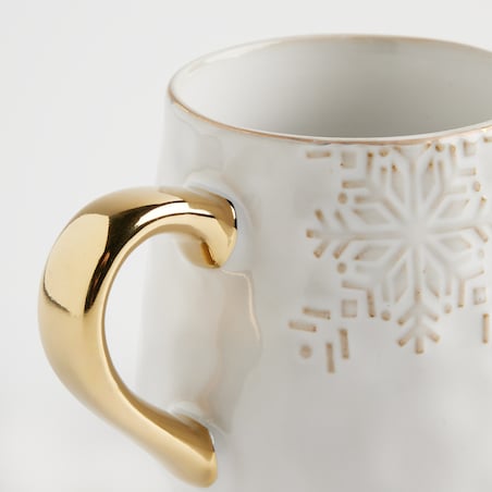 Kubek Flakes z motywem śnieżynki
