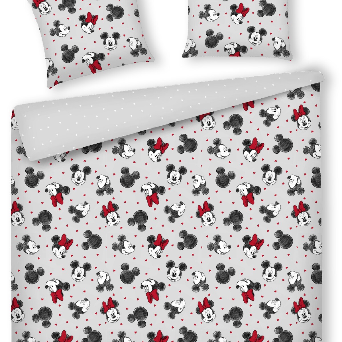 Pościel Satynowa Mikimouse 200x220 cm