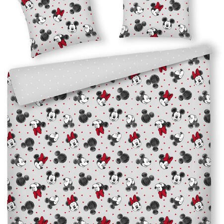 Pościel Satynowa Mikimouse 200x220 cm
