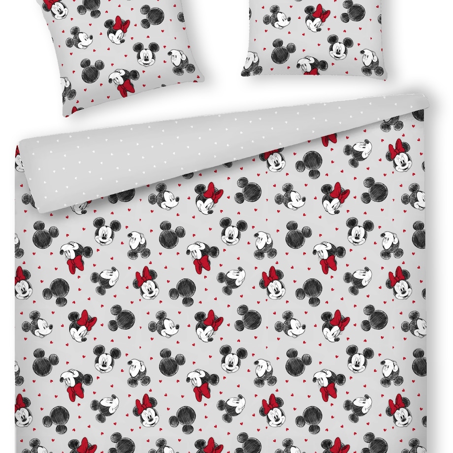 Pościel Satynowa Mikimouse 200x220 cm
