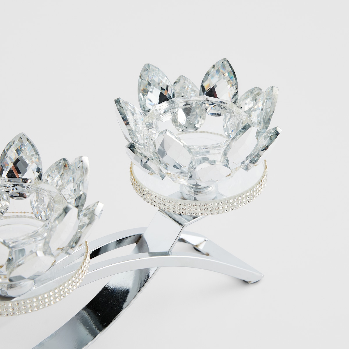 Świecznik potrójny Cristal shine diamond small trio