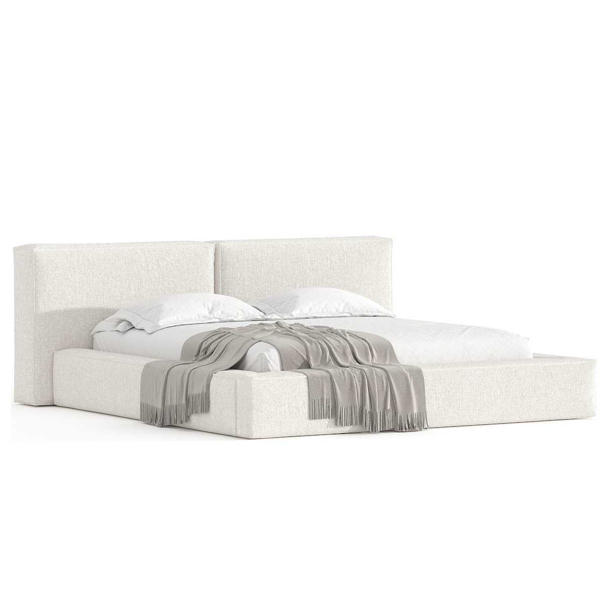 Łóżko Tapicerowane Noble 140X200 Stelaż Pojemnik Na Pościel Loop 02