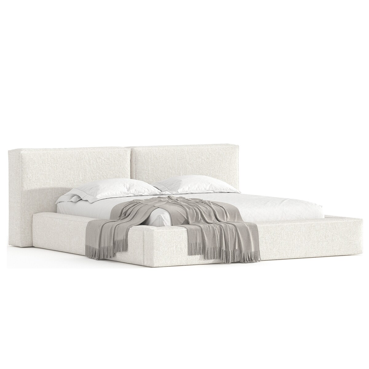 Łóżko Tapicerowane Noble 140X200 Stelaż Pojemnik Na Pościel Loop 02