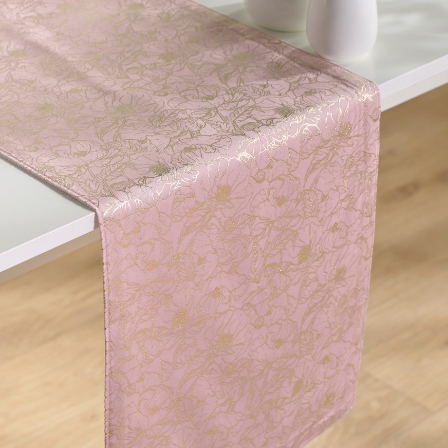 Bieżnik z nadrukiem Casinosis 35x180 cm z motywem kwiatowym