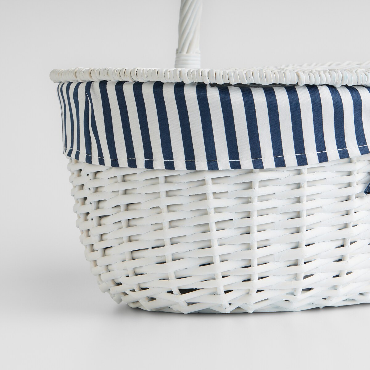 Koszyk z rączką Karson w paski