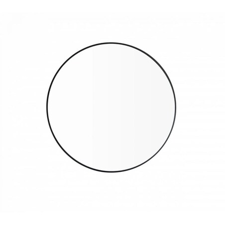 Lustro ścienne RIM, black, 50 cm