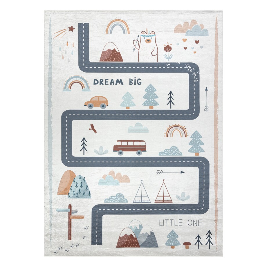 Dywan do prania BAMBINO 46980 Las, ulice, 80x150 cm