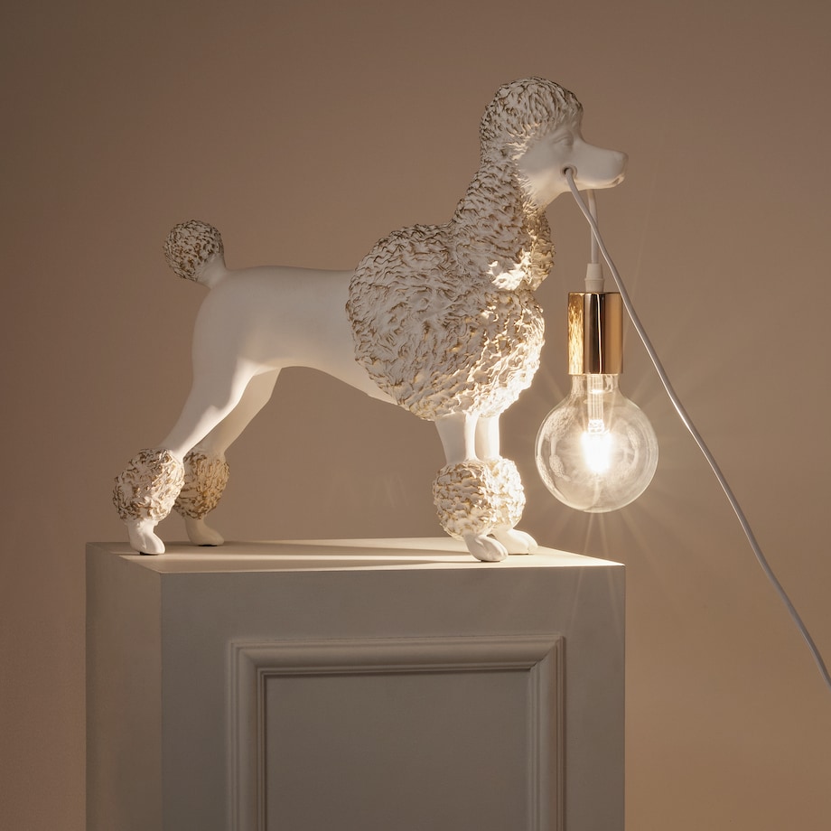 Lampa Stołowa Baroncino w kształcie psa