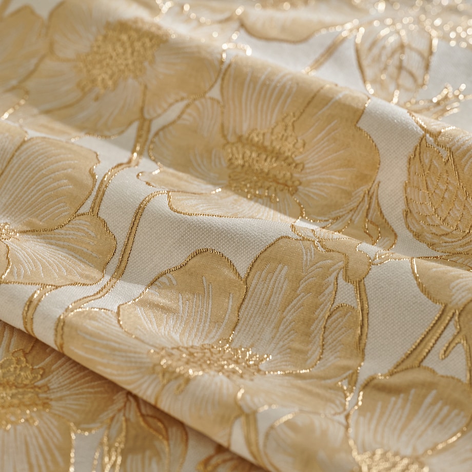 Obrus Żakardowy Makowka 145x220 cm z motywem kwiatowym