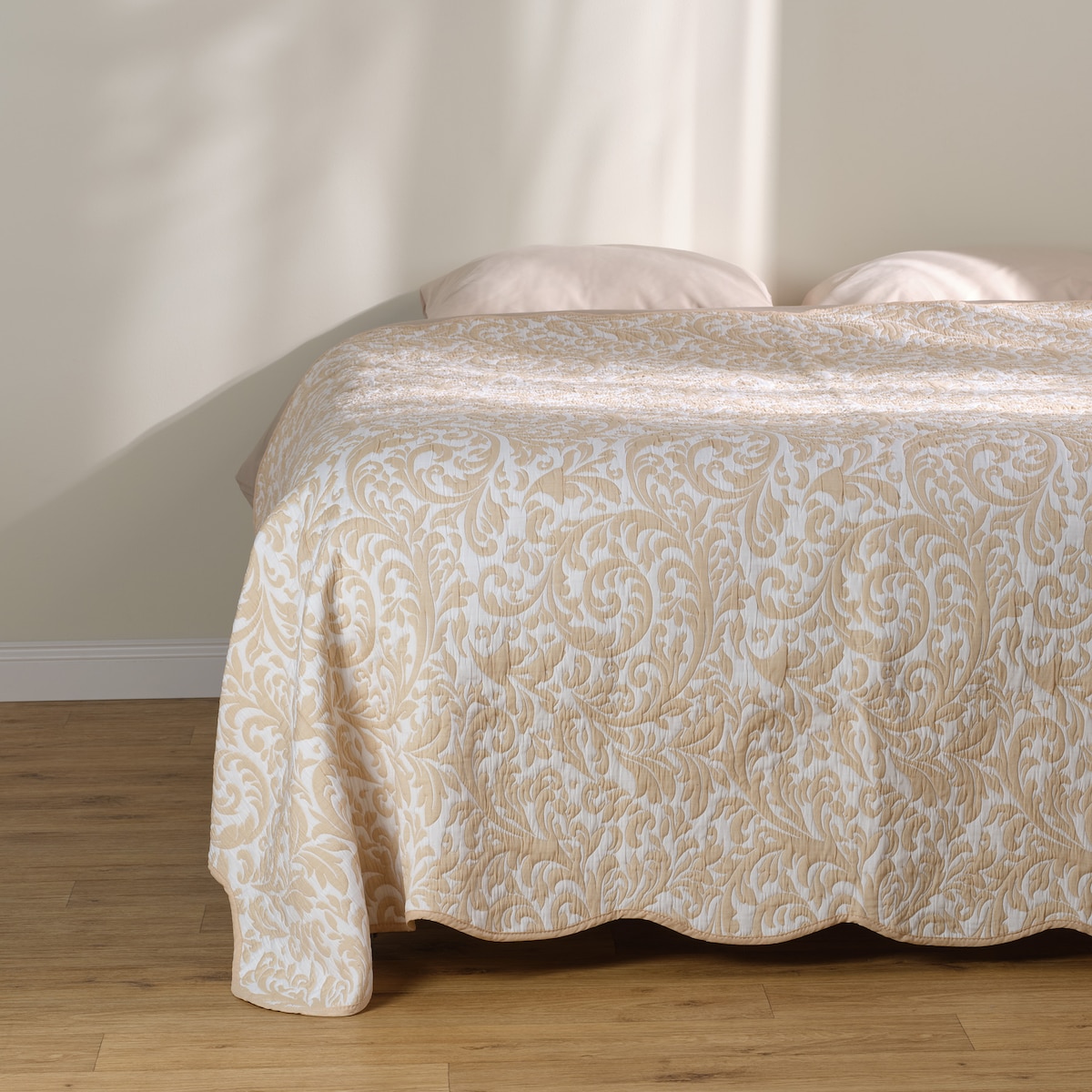 Narzuta Z Bawełną Sulani 200x220 cm z motywem arabeski