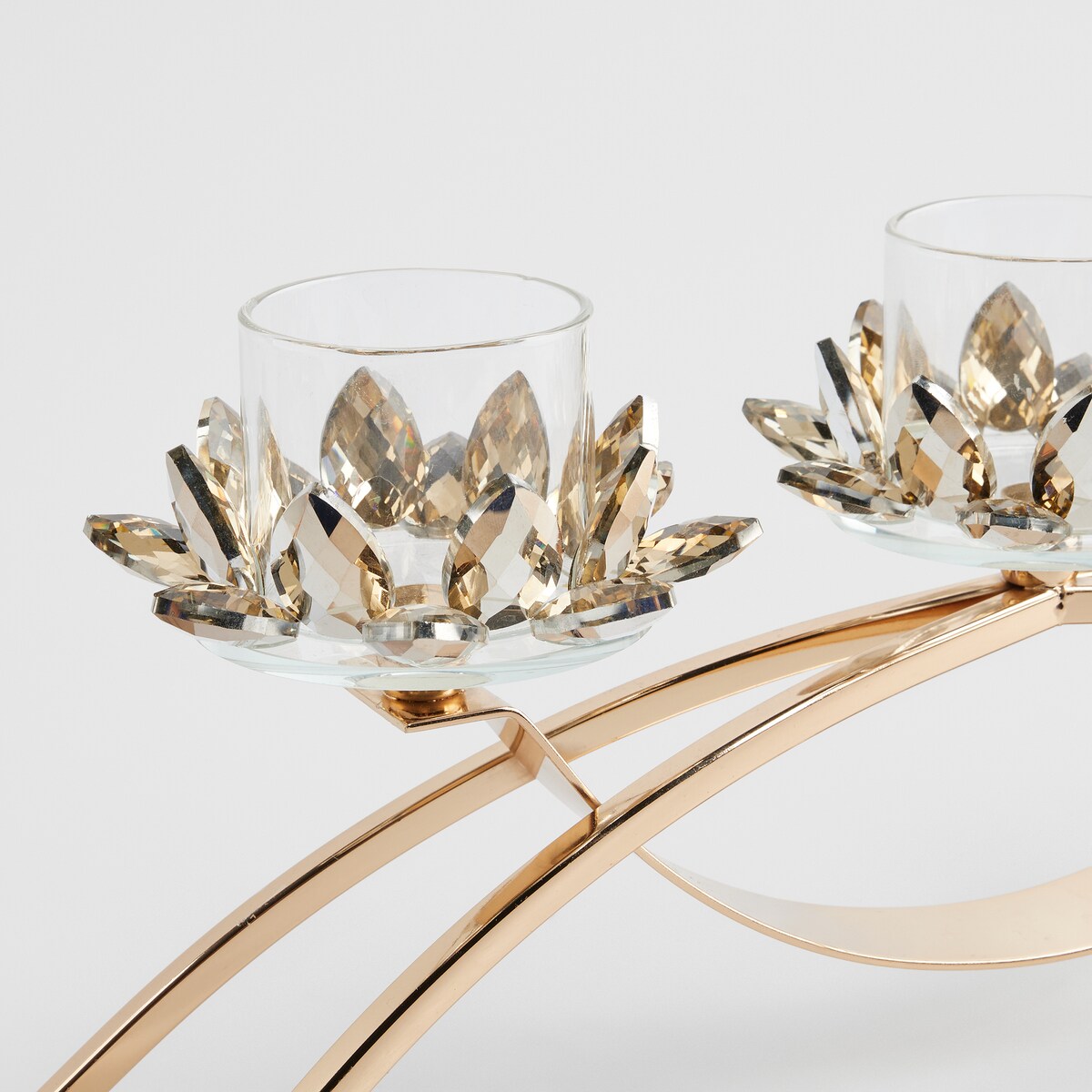 Świecznik potrójny Cristal glass trio