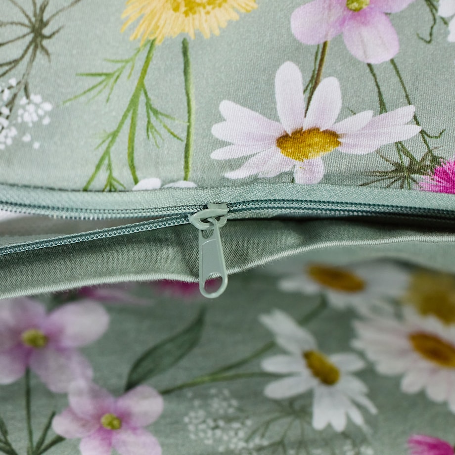 Pościel z bawełny satynowej Melow 200x220 cm z motywem kwiatowym